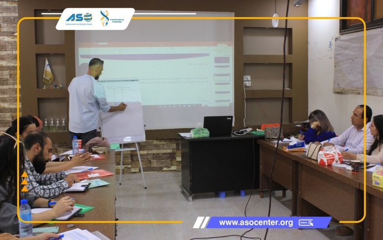 The ASO Strategic Studies Office in Hasakah, specifically the Qamishli office, has started a financial resources training workshop. This is part of the ASO Youth Forum project, which aims to empower youth, enhance their skills, and positively impact the l