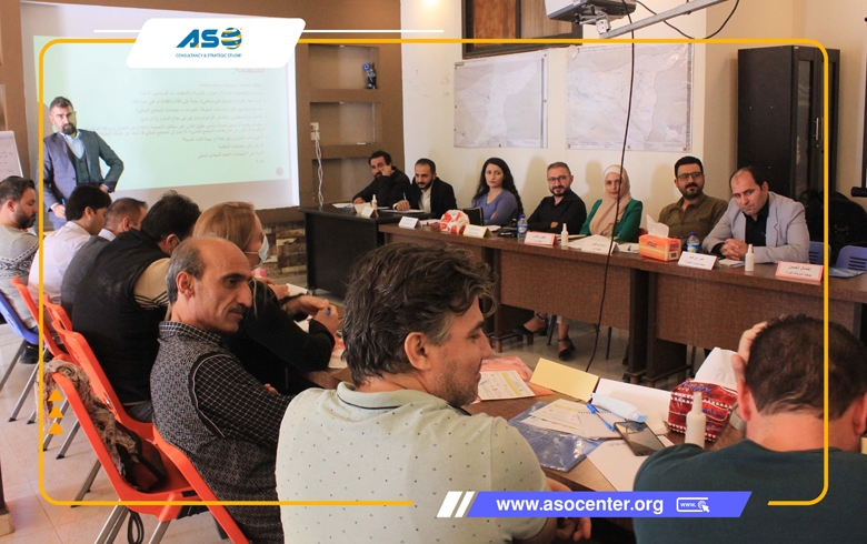 جلسة نقاشية عن القضايا التي تعني المجتمع المحلي في شمال وشرق سوريا